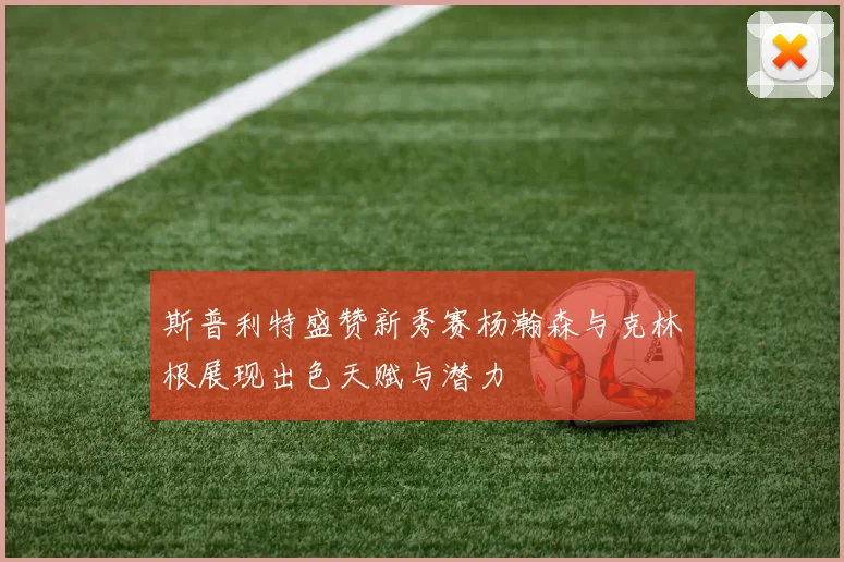 斯普利特盛赞新秀赛杨瀚森与克林根展现出色天赋与潜力