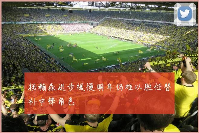 杨瀚森进步缓慢明年仍难以胜任替补中锋角色